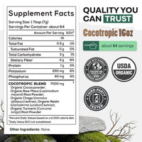 CocoTropic Organic Mushroom Mix for Energy & Focus