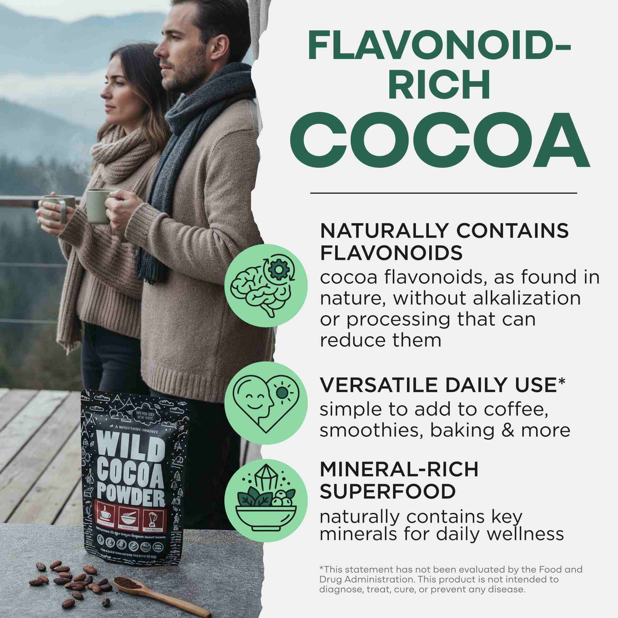 Cocoa Powder - Single-Origin Antioxidant