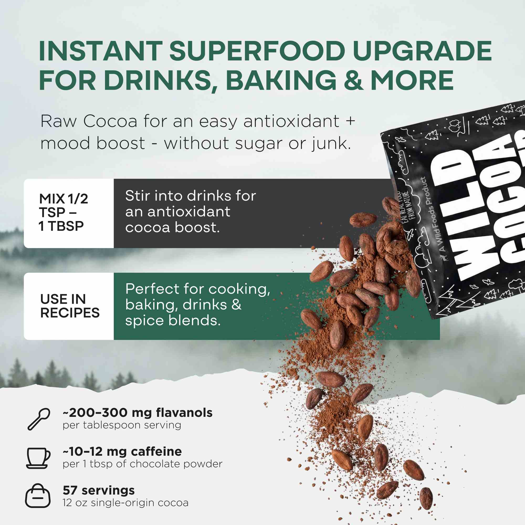 Cocoa Powder - Single-Origin Antioxidant
