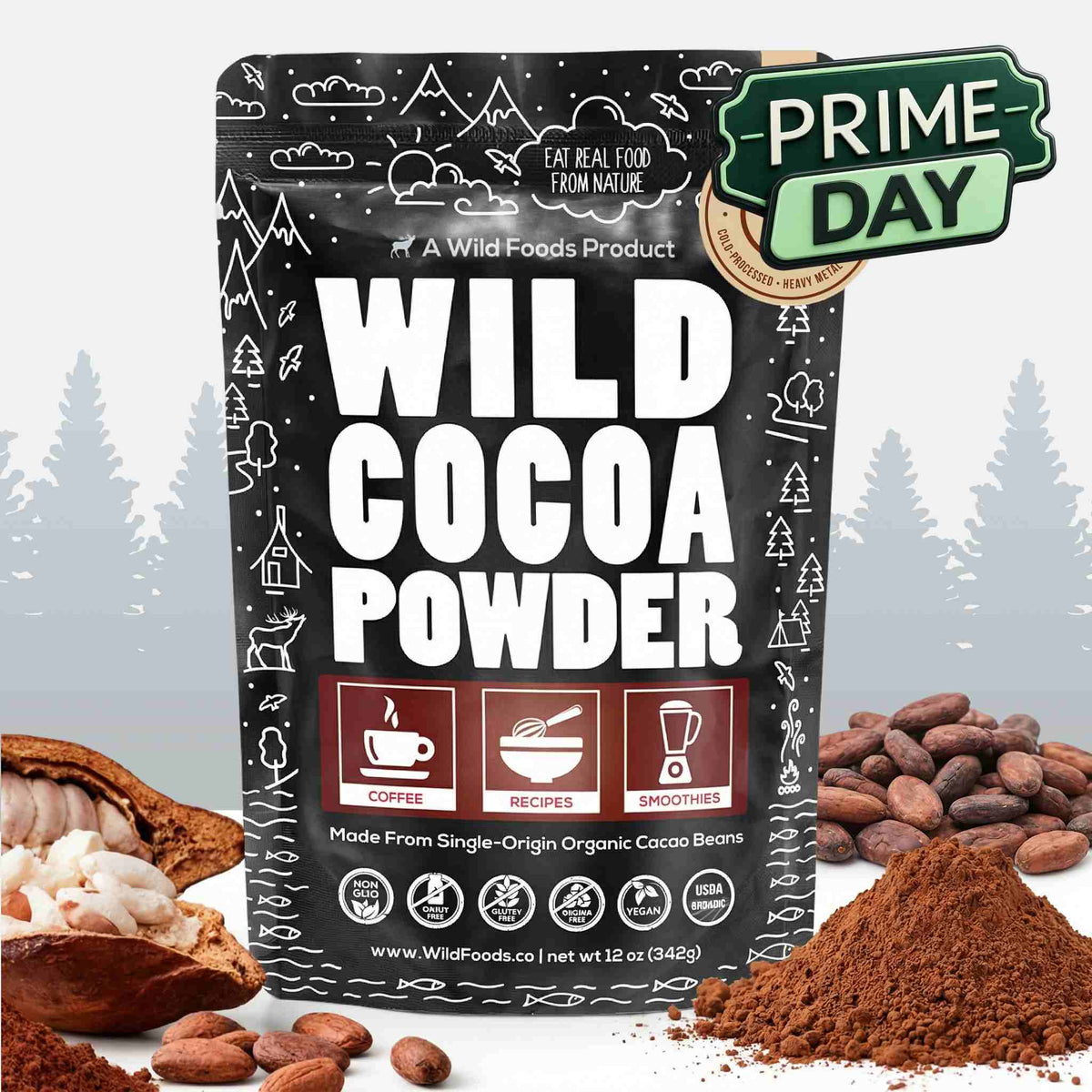 Cocoa Powder - Single-Origin Antioxidant