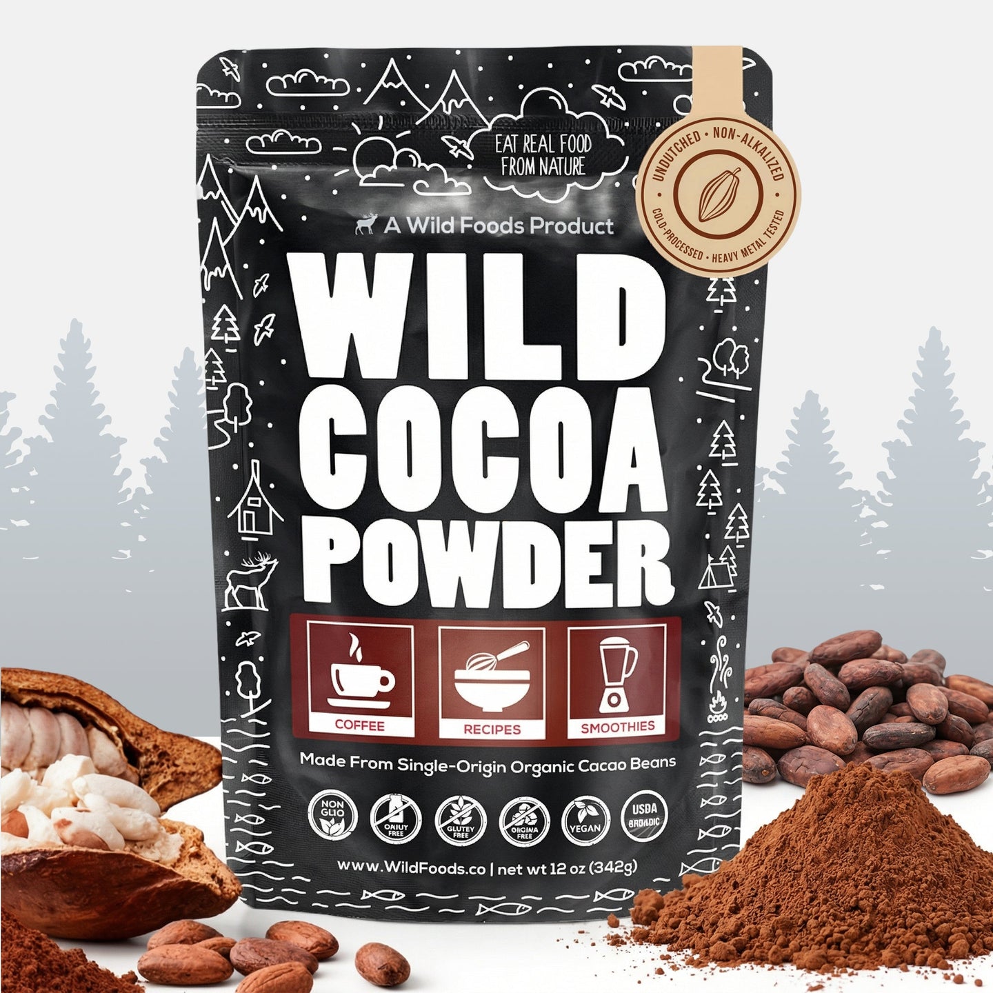 Cocoa Powder - Single-Origin Antioxidant