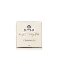 Annmarie's Coconut Honey Mask, a nourishing face and body treatment for dry, mature, and sensitive skin, sits in its retail box.
