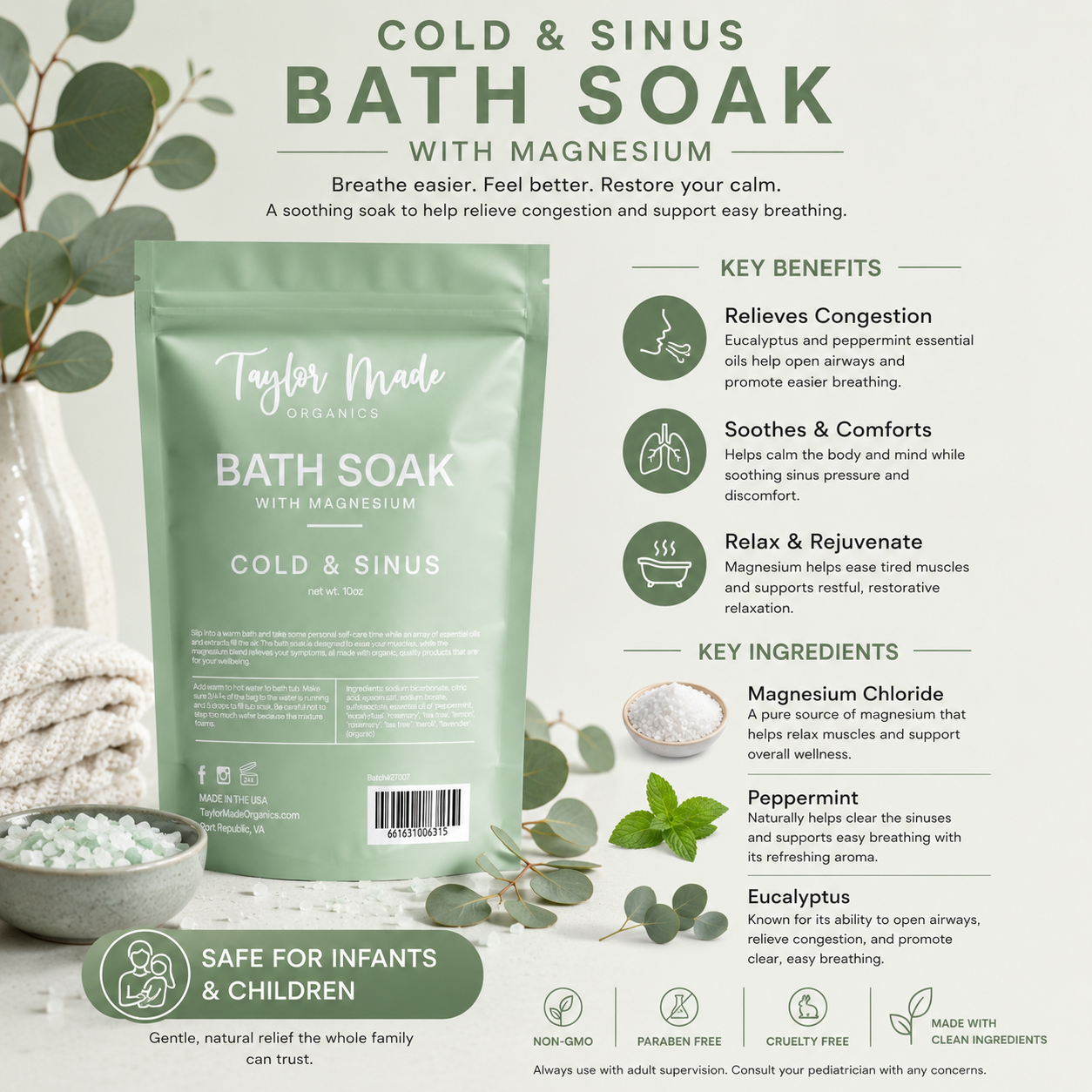 Bath Soaks with Magnesium