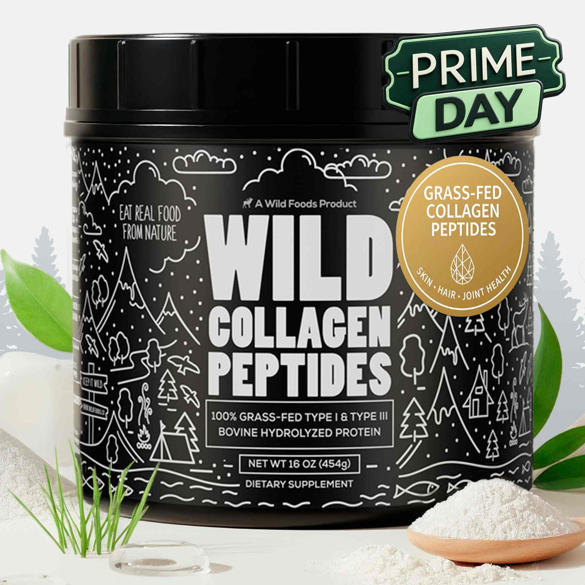 Grass-Fed Collagen Peptides – Skin, Hair & Joint Support