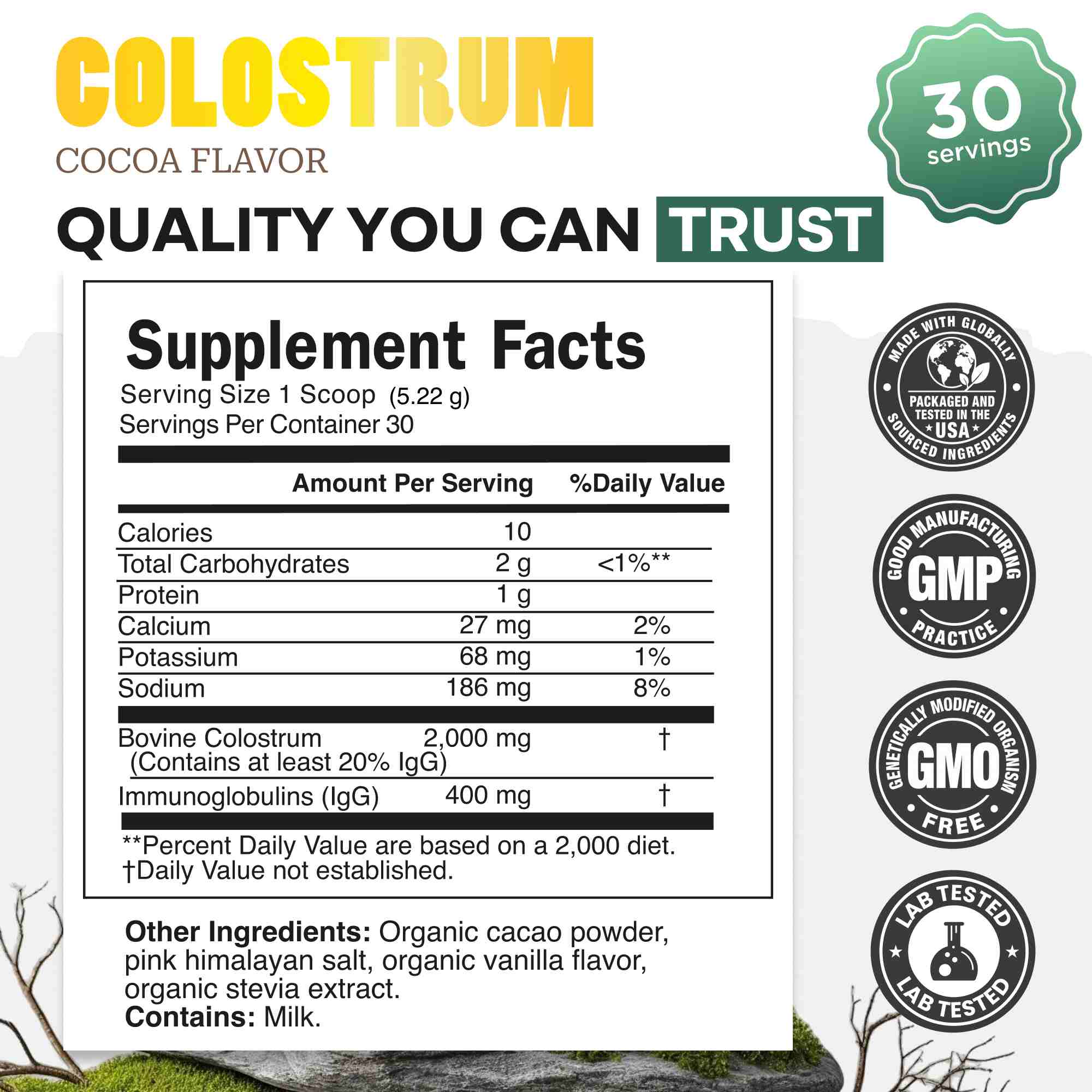 Colostrum – Gut Health & Immunity Boost