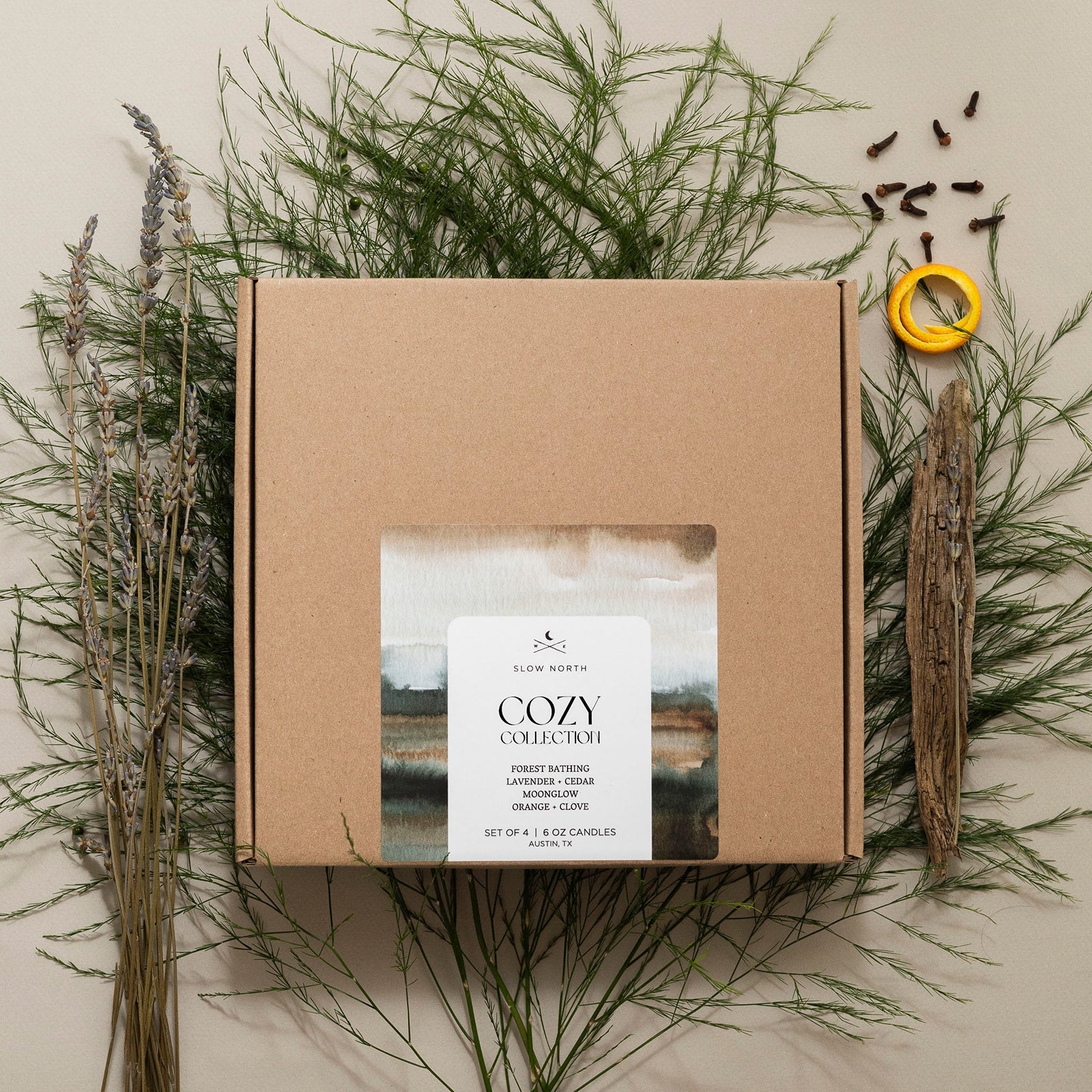 Cozy Collection Soy Wax Candles - 4 Pack