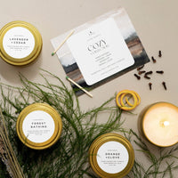 Cozy Collection Soy Wax Candles - 4 Pack