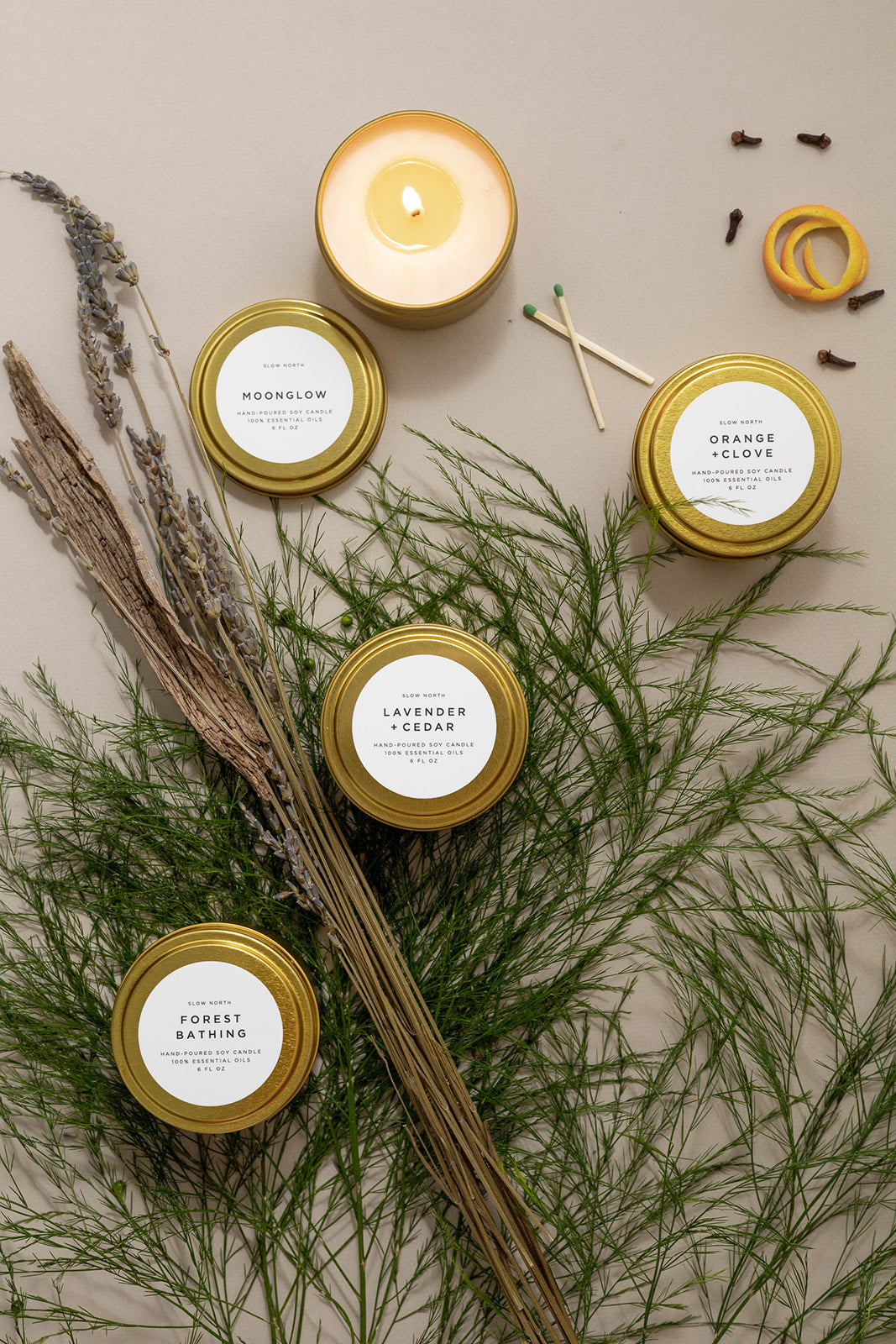 Cozy Collection Soy Wax Candles - 4 Pack