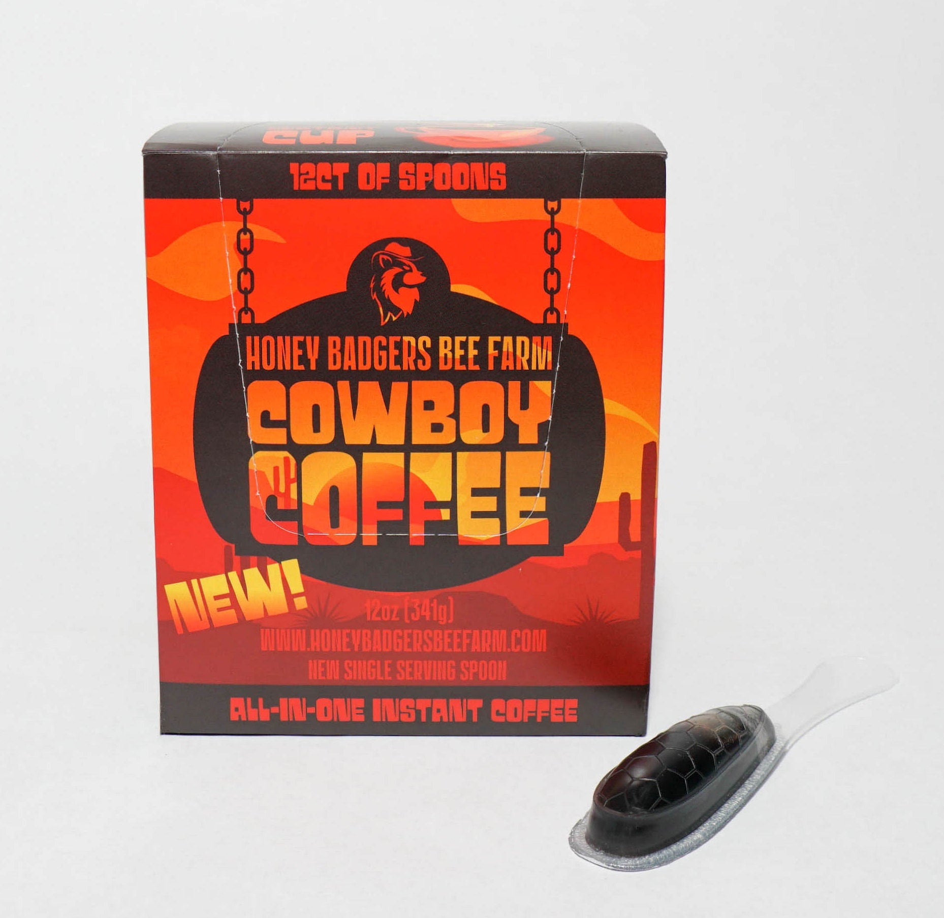 Badgers Honey Spoon / Cowboy Honey Coffee