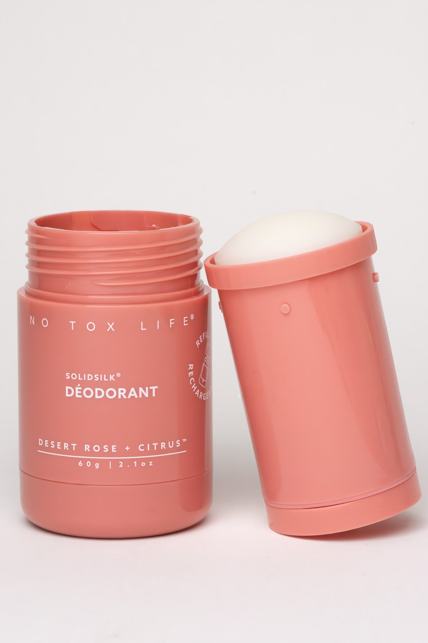 SOLIDSILK® Refillable Deodorant (Desert Rose + Citrus) - Extra Strength