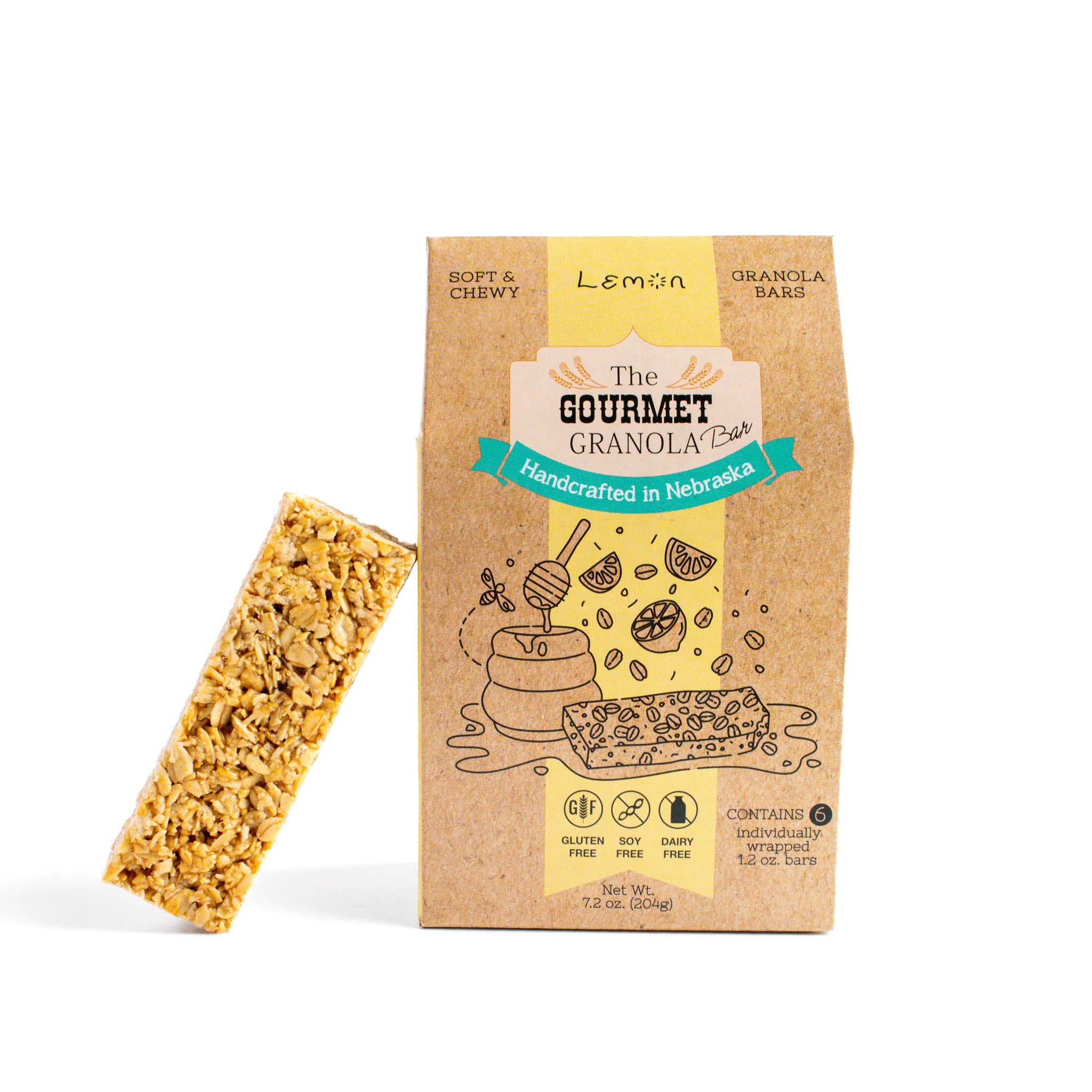 Lemon Granola Bars