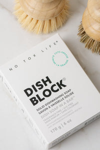 DISH BLOCK® solid dish soap - 6 oz (170g) bar - Fragrance Free