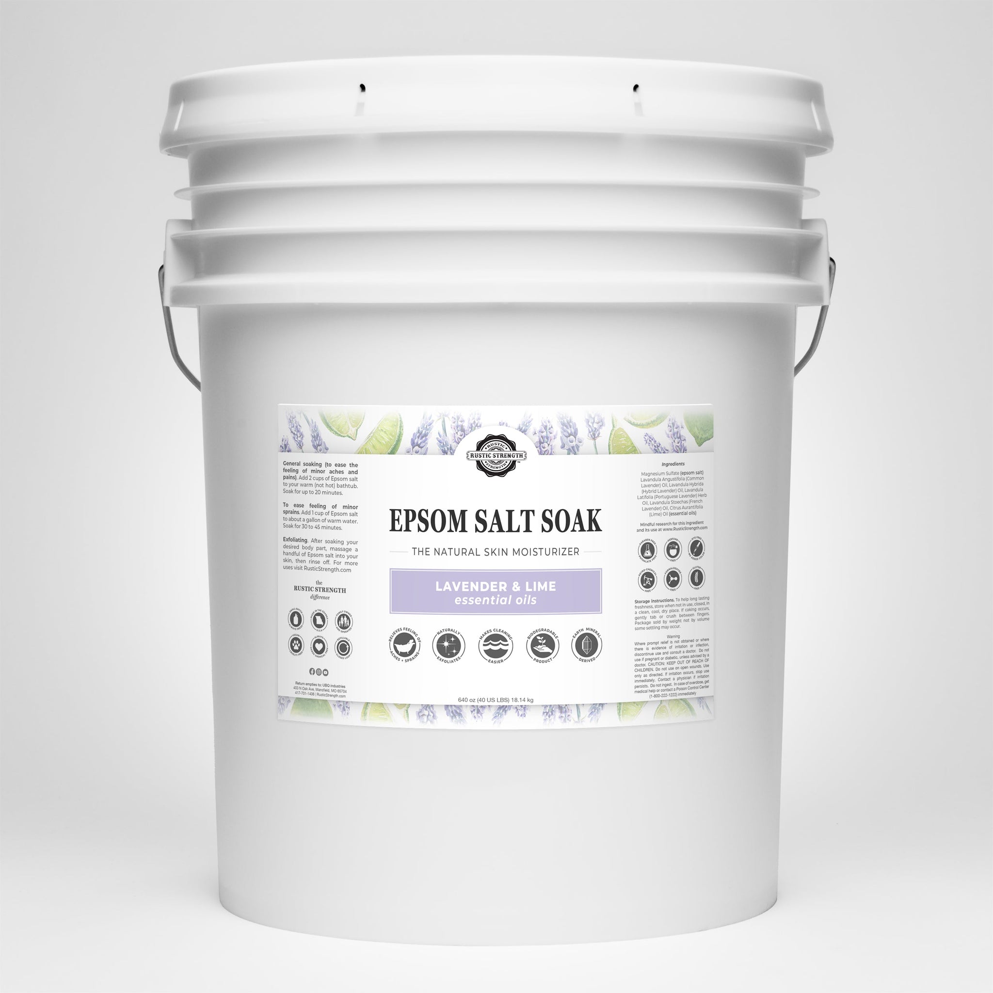 Epsom Salt Soak | Lavender & Lime