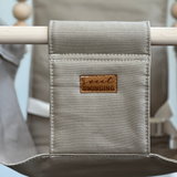 Organic Cotton Indoor High Back Baby & Toddler Swing-Sand