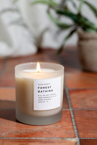 Forest Bathing - Signature Soy Wax Candle (Fir + Pine + Patchouli)