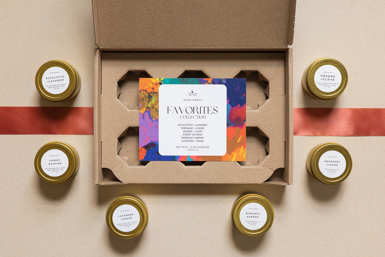 Favorites Collection Soy Wax Candles - 6 Pack