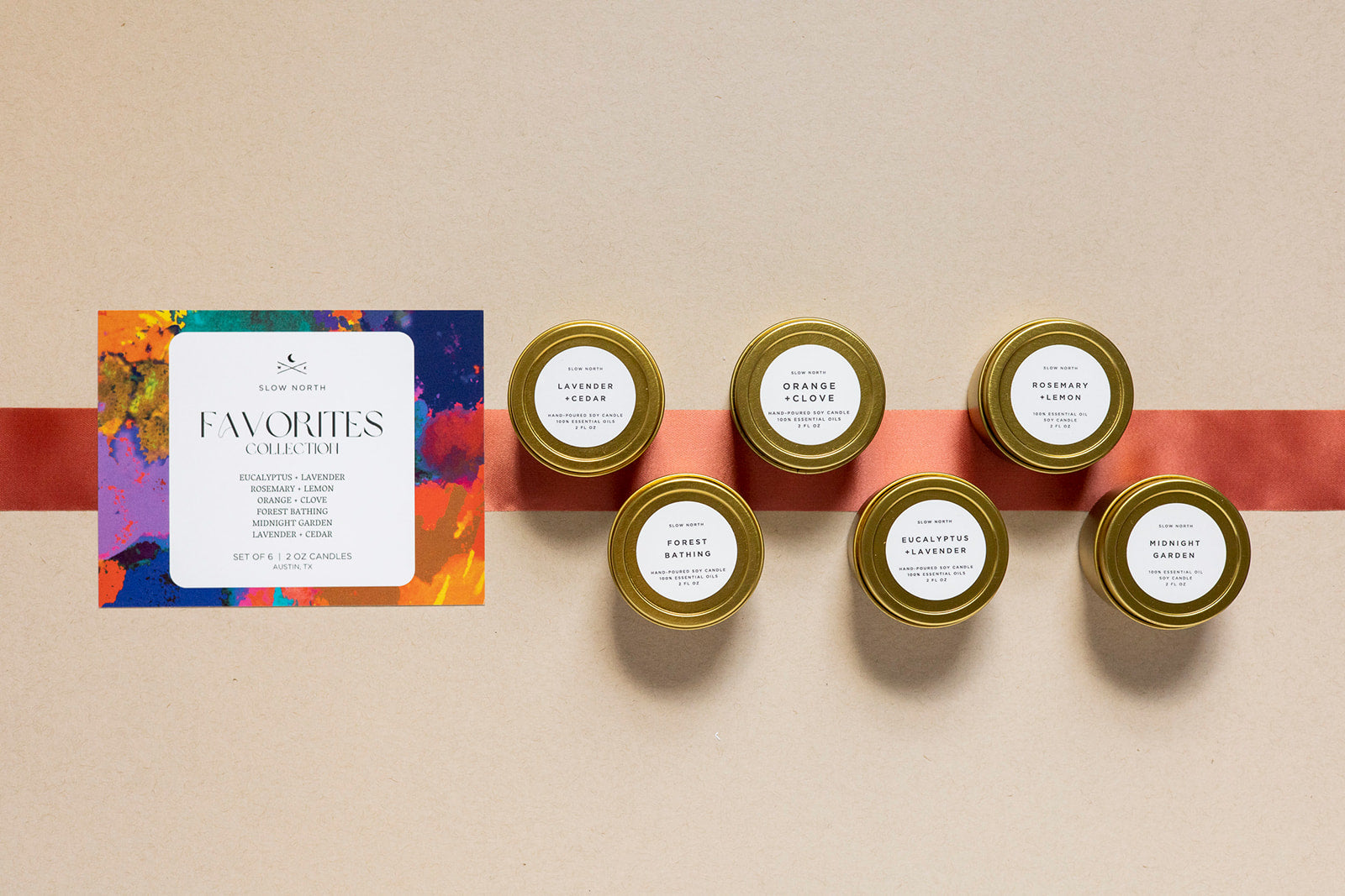 Favorites Collection Soy Wax Candles - 6 Pack