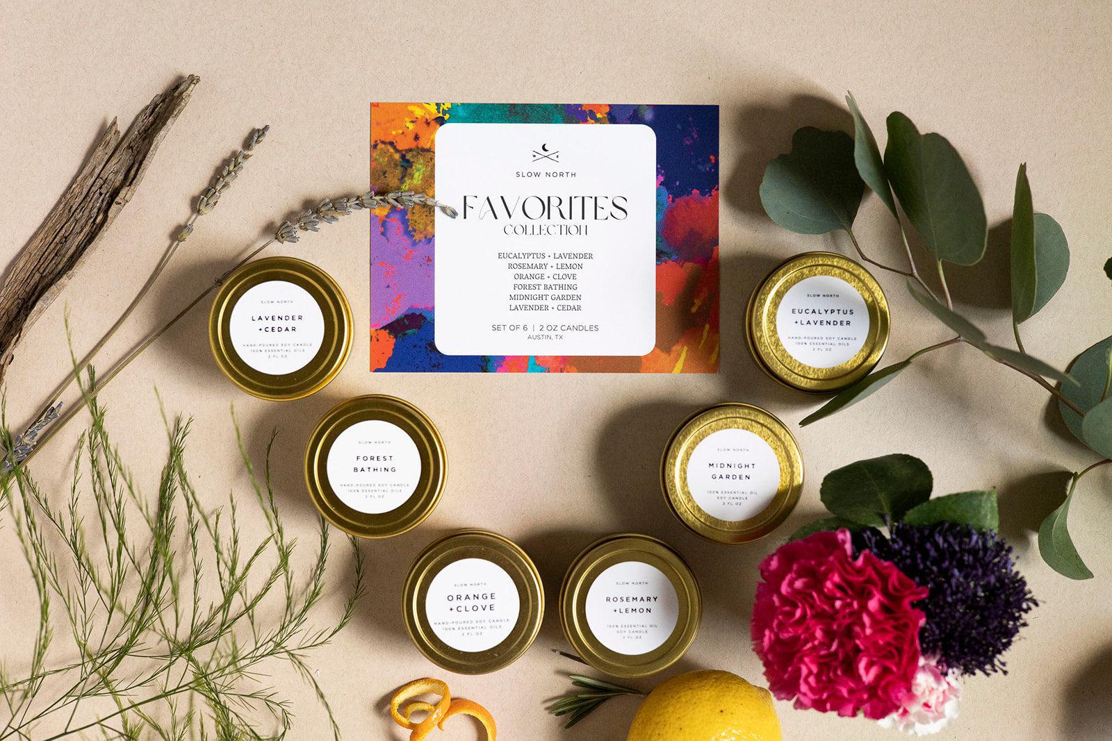 Favorites Collection Soy Wax Candles - 6 Pack