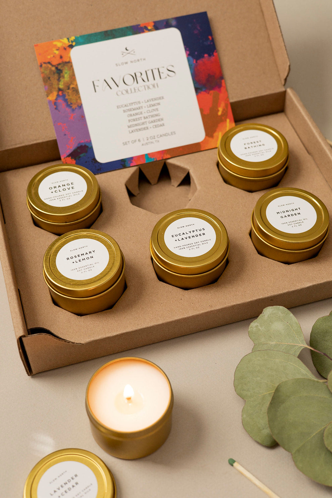Favorites Collection Soy Wax Candles - 6 Pack