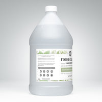 Rustic Strength floor cleaner concentrate promises powerful plant-based cleaning for hard surfaces with a rosemary mint scent.
