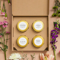 Floral Collection Soy Wax Candles - 4 Pack
