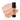 Taylor Made organic mineral foundation bottle sits beside swatches of its warm medium neutral tones.

