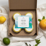 Fresh Collection Soy Wax Candles - 4 Pack
