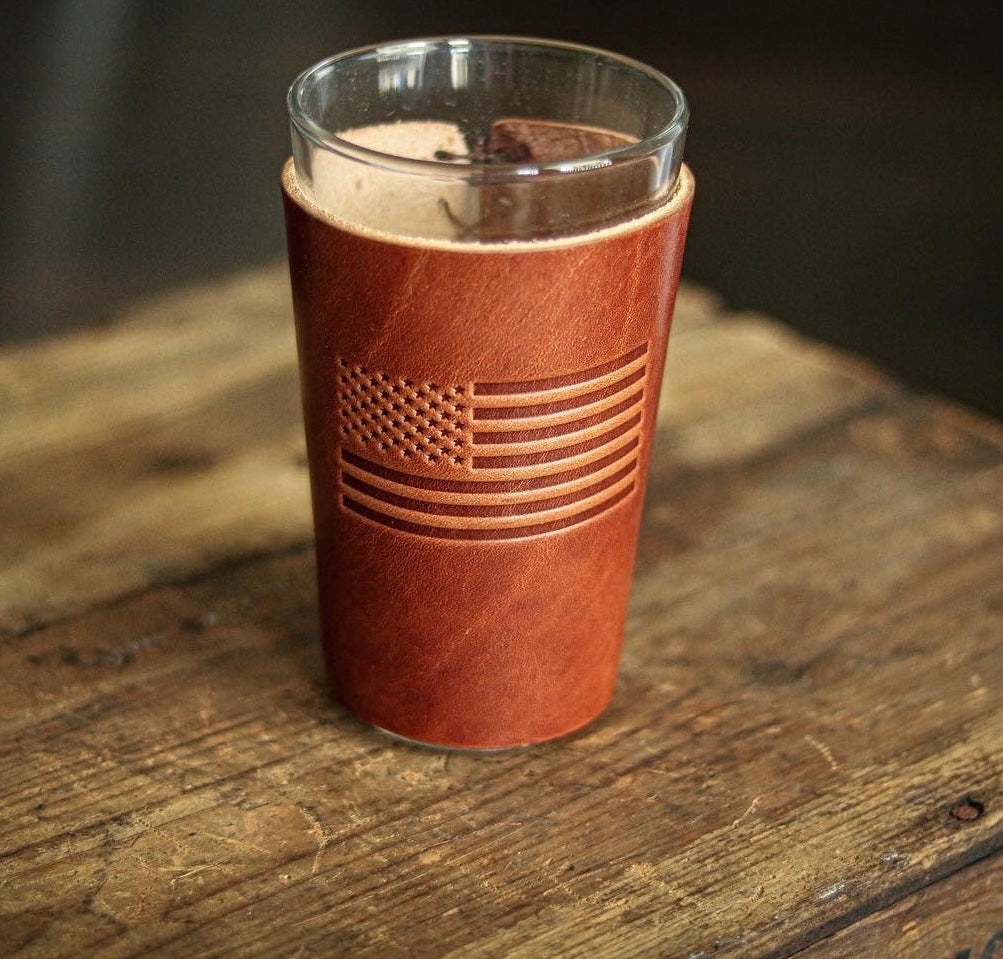 Pint Sleeve with Glass Included