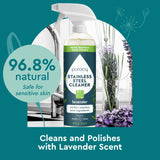 Lavender Stainless Steel Surface Cleaner