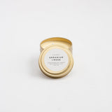 Geranium + Rose Soy Wax Candle