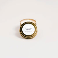 Geranium + Rose Soy Wax Candle