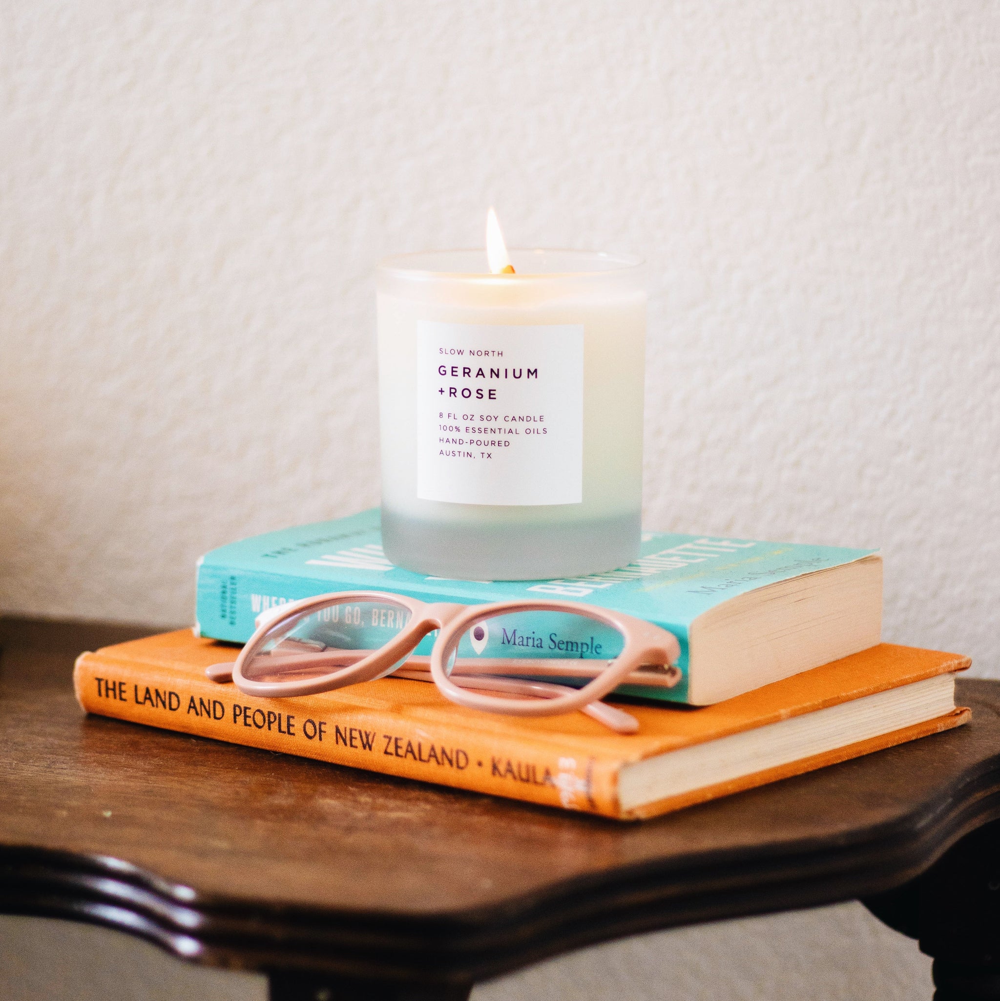 Geranium + Rose - Signature  Soy Wax Candle