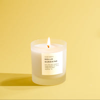 Hello Sunshine - Signature Soy Wax Candle (Grapefruit + Geranium + Lime)