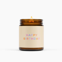 Happy Birthday Jar Candle
