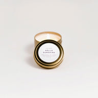 Hello Sunshine Soy Wax Candle - Grapefruit + Geranium + Lime