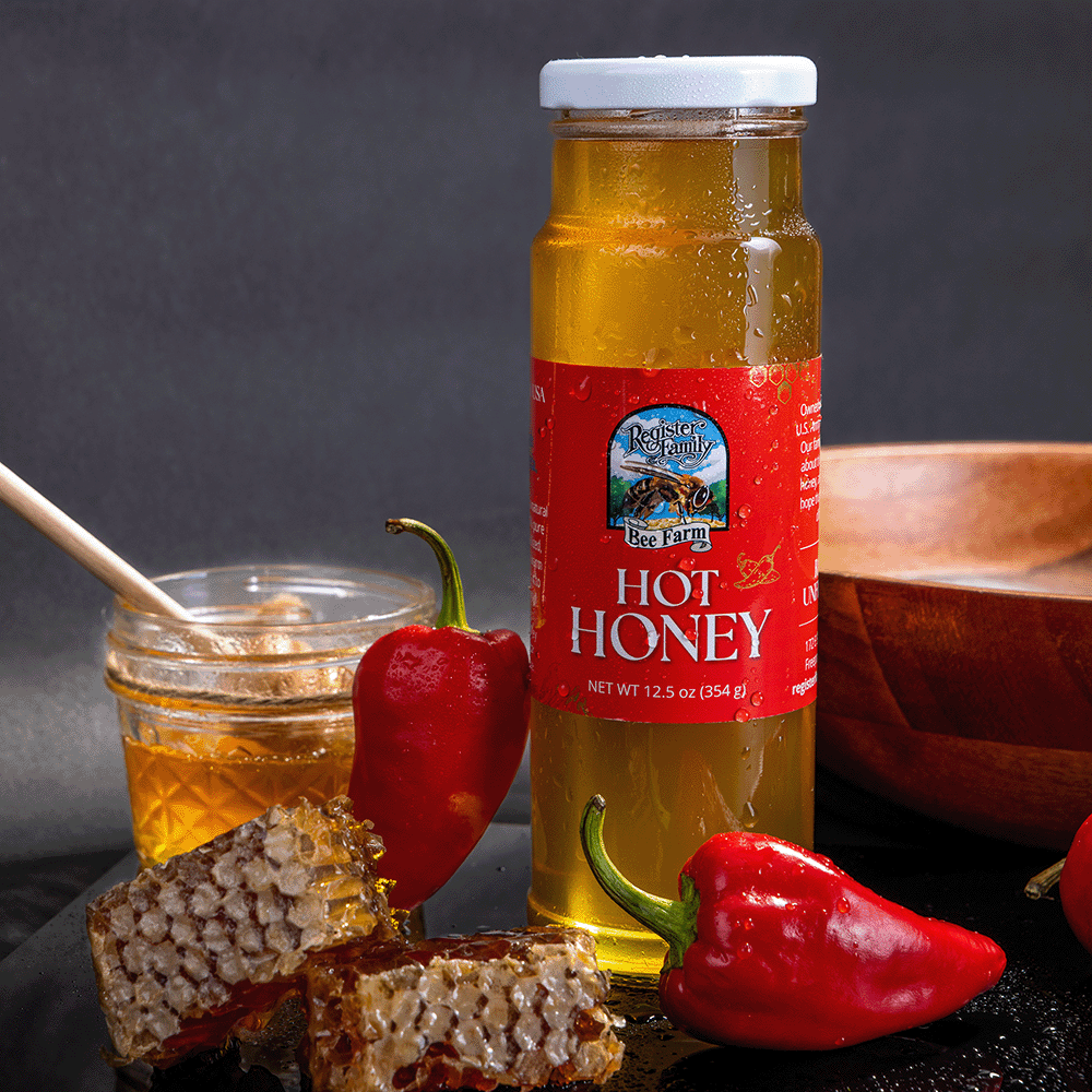 Raw Hot Wildflower Honey