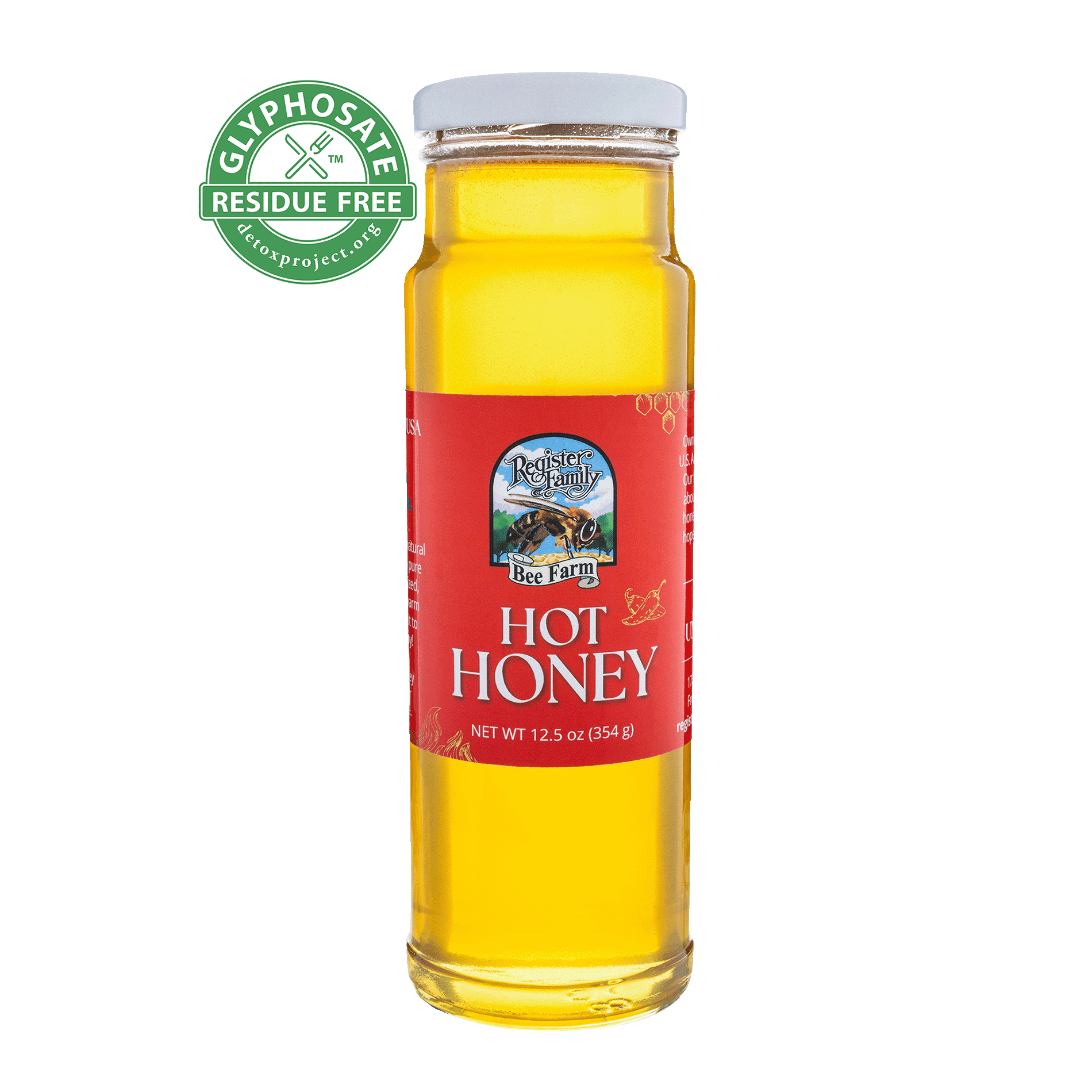 Raw Hot Wildflower Honey