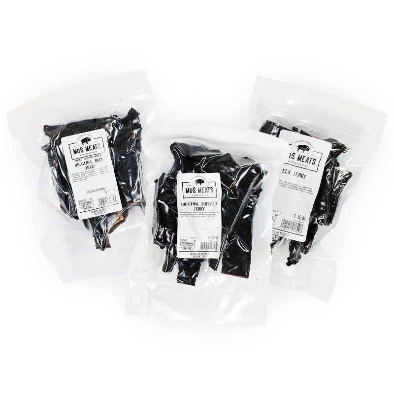 The Hunter’s Pack – Elk, Buffalo and Beef Jerky