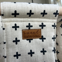 Indoor Swing – Swiss Cross Oatmeal and Black