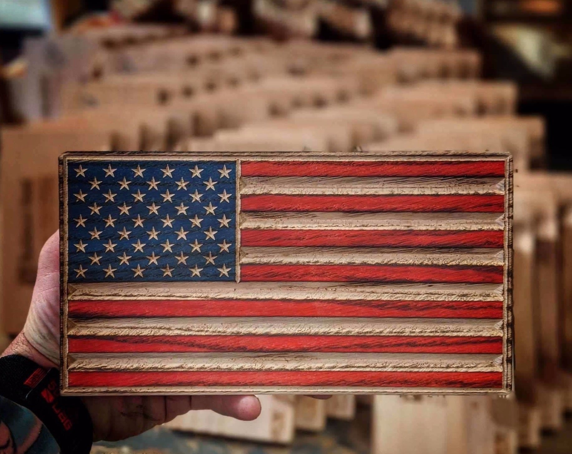 Old Glory Desk Flag