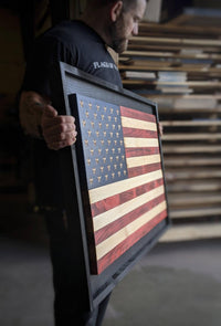 Liberty Wooden Flag