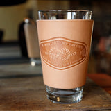 Leather Pint Glass
