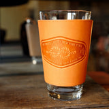 Leather Pint Glass