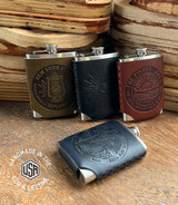 Leather Wrapped Flask