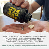 Vitamin K2 (MK-7) & Vitamin D3 (5000 IU) & Black Pepper Extract