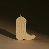 cowboy boot shape candles