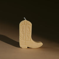 cowboy boot shape candles