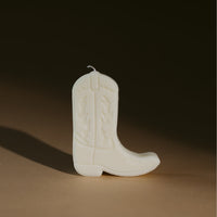 cowboy boot shape candles