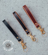 Leather Key Clip Loop