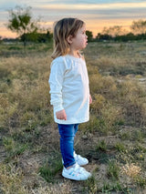 Organic Cotton Long Sleeve Kids T-shirt – Undyed